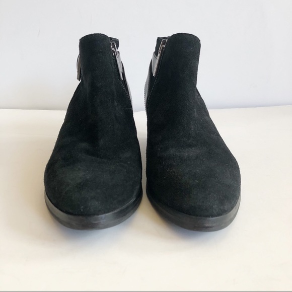 Aquatalia Farin Black Suede Weatherproof Bootie Size 5.5 - Picture 8 of 14